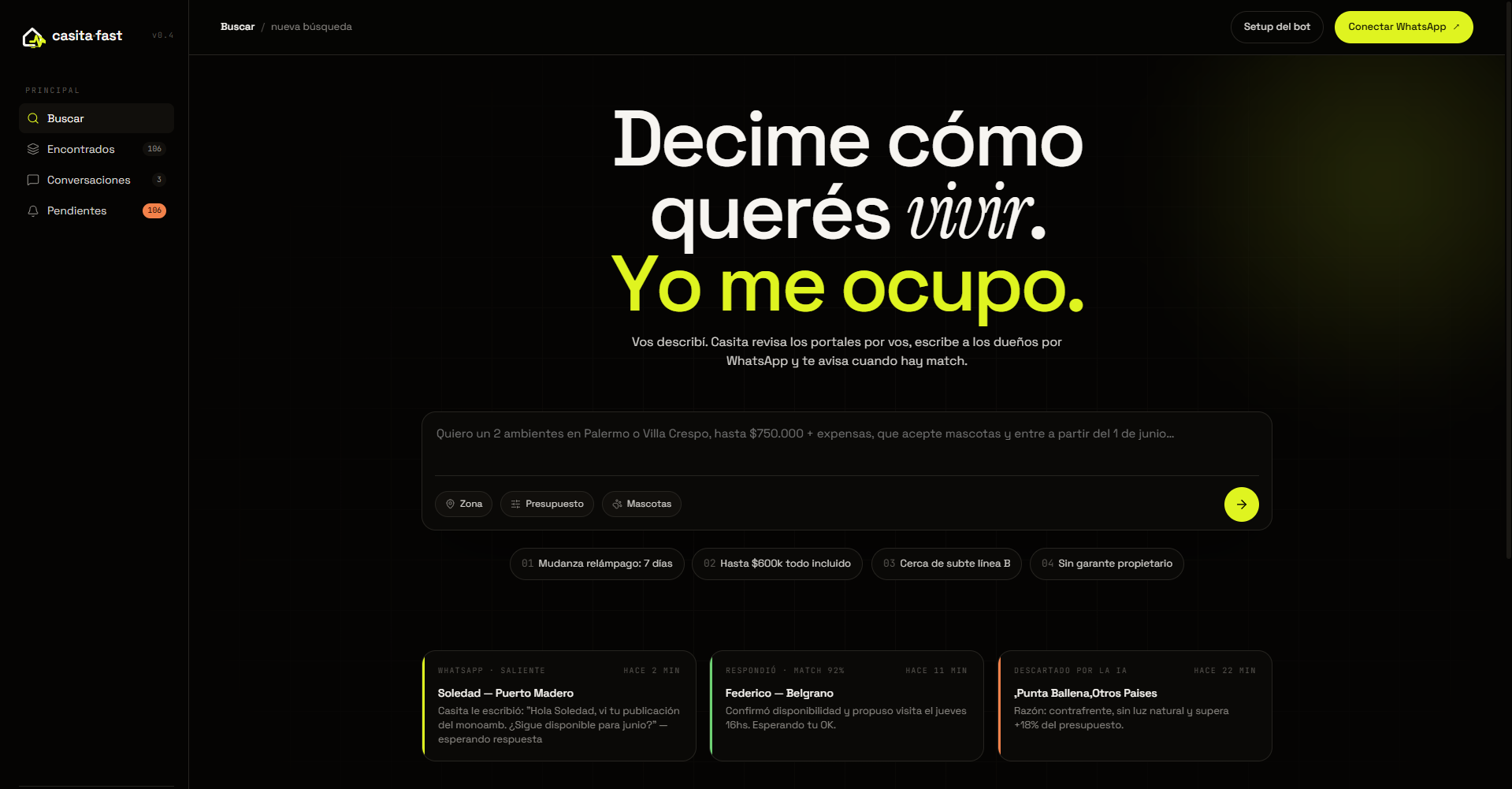 Casita Fast - Real Estate Web Application
